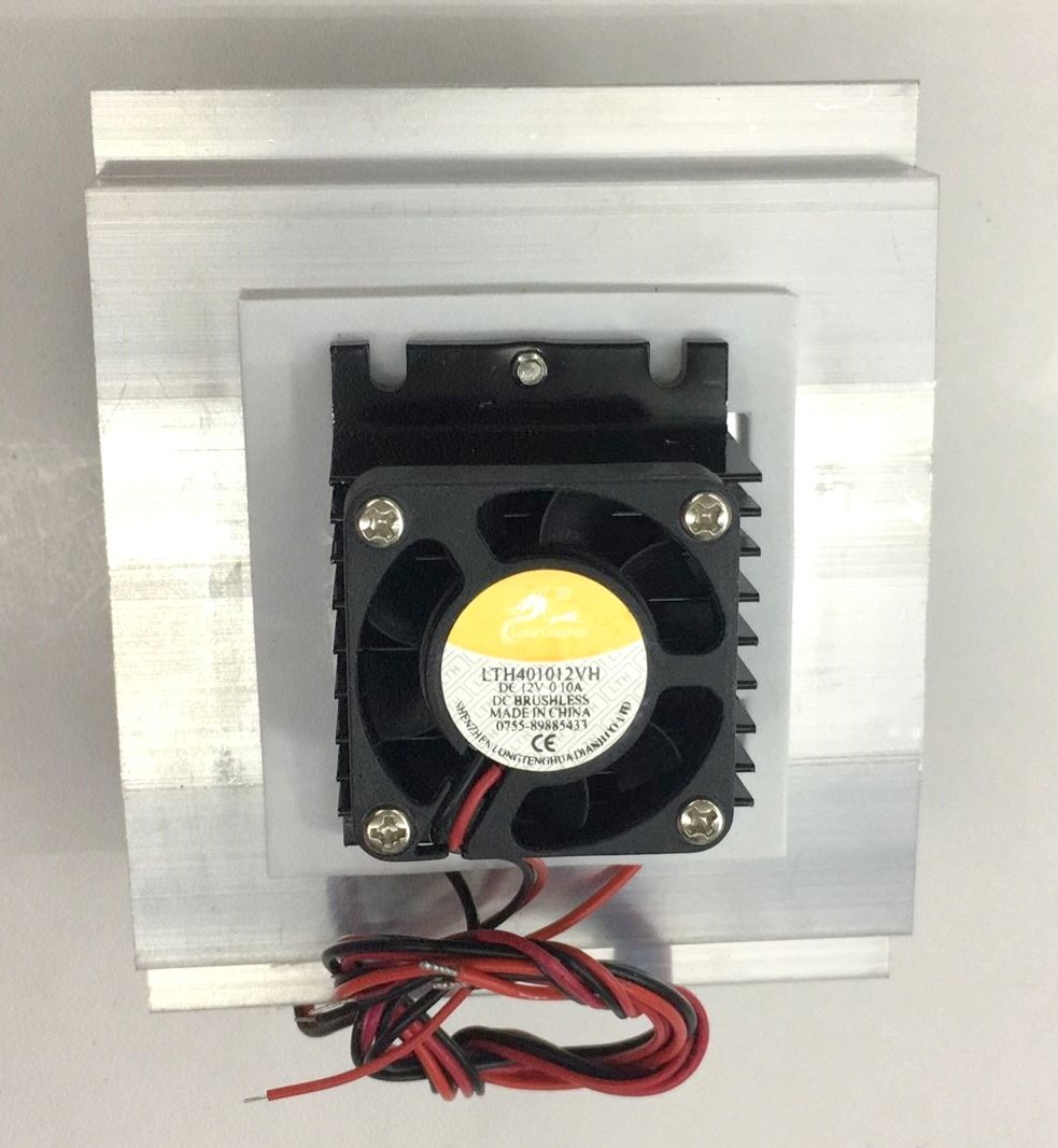 ペルチェ式冷却装置No.4【ユニット2台】【電源＋ファン】【接続線